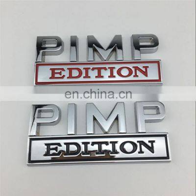 High Quality Custom Zinc Alloy Car Sticker Gelatin Sponge Car Emblem Badge photo-4