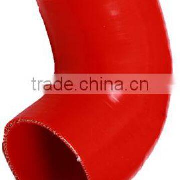 3.5" to 3.5 Inch (89mm) 90 Degree Silicone Reducer Elbow Hose for Turbo intercooler /Heater/Radiator Coupler Hose pipe red