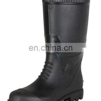 PVC Rubber Men Rubber Rain Work Boots 25cm Safety Shoe