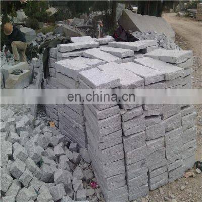 CE Certificate China Grey Granite Pavers Flamed