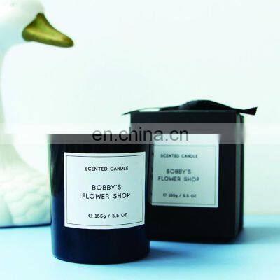 Christmas gift box wholesale luxury aromatherapy candle eco friendly soy wax scented candles