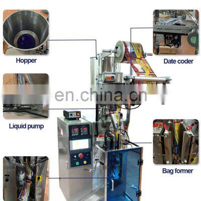 Multifunctional Automatic Vertical Ketchup Liquid Pouch Packaging Machine 3/4 Side Seal Bag Packing Machine photo-3