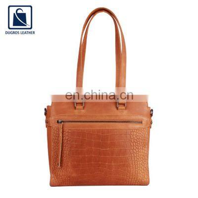 Wholesale Quantity Manufacturer of Best Quality Cotton Lining Women Genuine Leather Handbag at Competitive Price