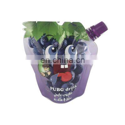 Custom Logo Plastice Coolers Tropical Berry Juice Spout Pouch Stand up Beverage Bags 60ml 80ml 125ml 100ml 150ml 200ml photo-4