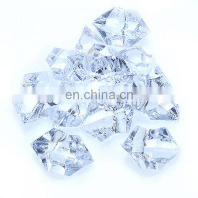 250pcs Colorful Acrylic Plastic Transparent Stone Crystal Rocks Vase Filler Artificial Color Fish Tank Home Wedding Decorations photo-5