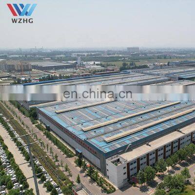 Multi Span  Wall  Fabricated Double Storages Steel Structure Light Steel