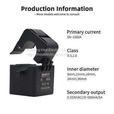 HEYI ASCT KCT 0.02 0.1 Accuracy Class for Meter Mini High Split Core Current Transformer photo-3
