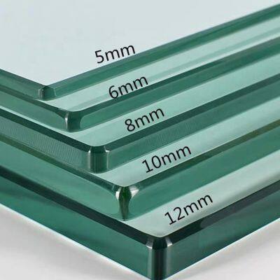 CE Certificate Custom 4mm 5mm 6mm 8mm 10mm 12mm 16mmClear Building Tempered Laminated Glass