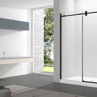 Modern bathroom simple shower glass cabin bath portable steam handle glass door pull hand sliding shower rooms