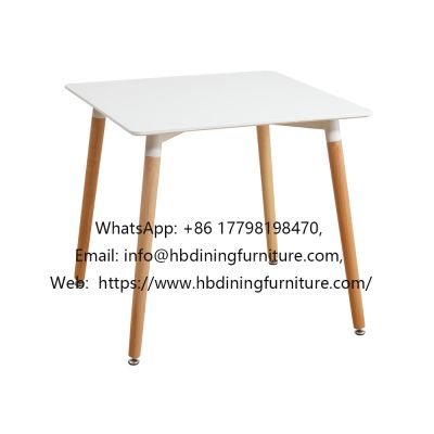 Square MDF dining table