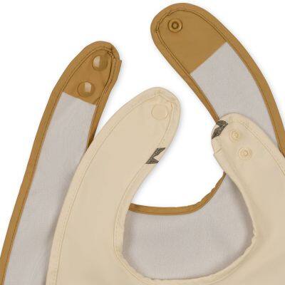 Wholesale Waterproof PU Leather Bibs for Baby Newborns Infants Toddlers Set photo-4