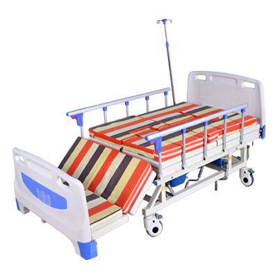 Zhenbang Medical Bed Hand Shake Paralyzed Patient Lift Bed Elderly Rehabilitation Nursing Bed