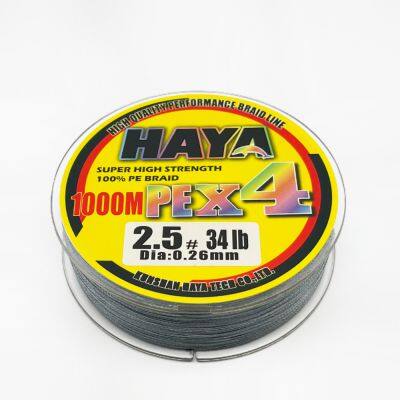 HAYA 8 Strands Fishing Line Multifilament PE Braided Line Excellent Casting Distance Metered Trolling Sinking Line photo-2