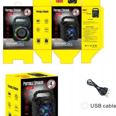 4 Inch Mini Music Sound Box Player Portable BT Wireless Stereo Speaker photo-6