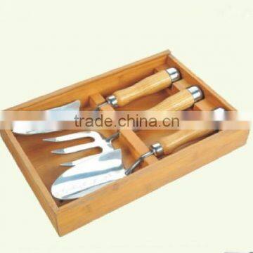 3pcs China Garden Tool Sets with Wooden or PP handles