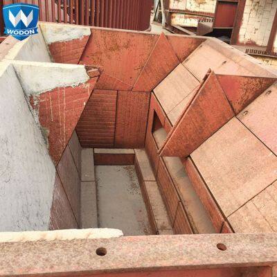 Wear Steel Plate Liner Coal Chute Bunker ASTM Wear-Resistant Steel Custom Including Cutting Welding Bending Punching photo-2