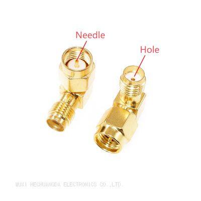 Right Angle RF Coaxial adapter SMA-JKW connector Bend 90 Degree