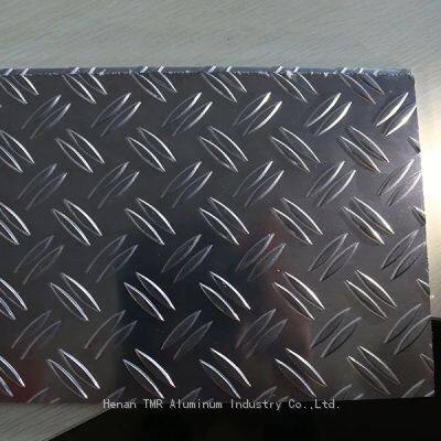 1100 2-Bar Aluminum Checker Plate - Lightweight & Corrosion-Resistant Anti-Slip Tread Sheet