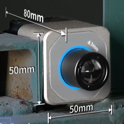 Compact Infrared Thermal Camera with 12μm Detector and 25Hz Frame Rate for Real-Time Monitoring