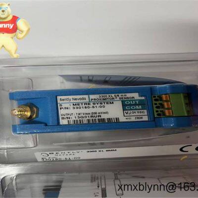 Bently Nevada 330180-A51-B00 3300XL Proximitor Sensor: Precision Shaft Monitoring for Critical Machinery