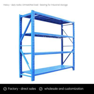 Commercial Grade Heavy Duty Rack 500KG: Adjustable High-Capacity Metal Stacks for Factories and Manufacturing Plants