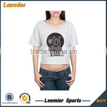 OEM service high quality crop top tee shirt