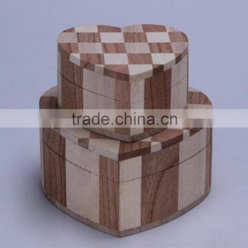 wooden packing box for gift,round box, gift box