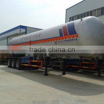 China made new Big capacity lpg semi trailer, 3 axles lpg tank semi trailer