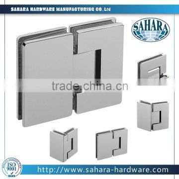 China Gaoyao Good Quality Glass Hardware Accessories 90 Degree Glass Shower Door Hinges photo-2