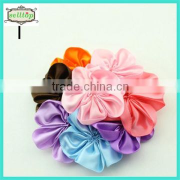 Cheaper hot sale 9cm ribbon flower machine