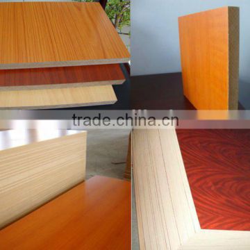 E2 grade high gloss plain particle board with melamine paper