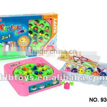 BO fishing game , plastic toy fish