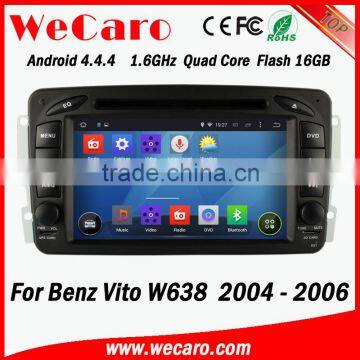 Wecaro WC-MB7507 Android 4.4.4 1080p car dvd player for Benz Vito w638 2004 2005 2006 Wifi&3G