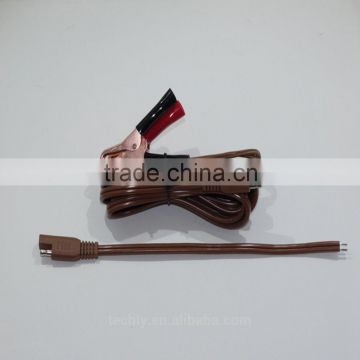 Hot WIRE Brown Color SAE To Clips To SAE Connetor Power Cable SET