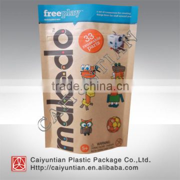 kraft paper packaging bag with printing