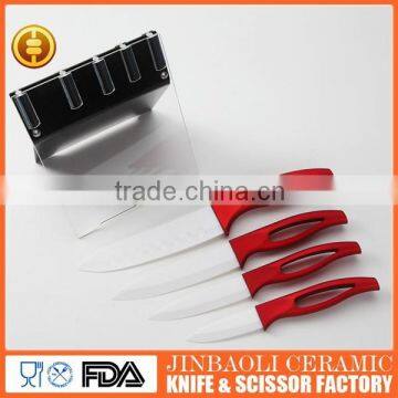 fashion zirconium oxide non-stick knife set