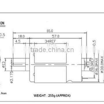 Mini Electric Motor (RS 550 ) photo-4