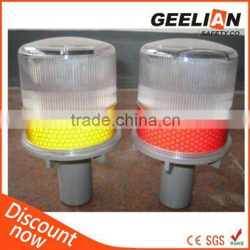 Competitive price led traffic cone light solar traffic cone light solar warning light