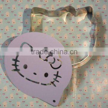 YangJiang Factory Manufature Food Safe 2pcs Stainless Steel Hello Kitty Cookie Cutter photo-2