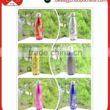 Wholesale Eco-friendly Double Wall Stainless Steel Water Bottle,creative Cola-bottle Cacuum Bottle