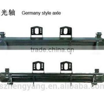 Semi truck trailer axle tube of german type axle beam