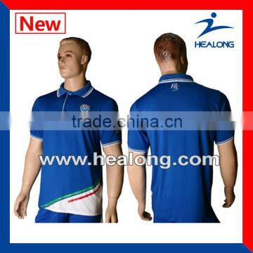 100%polyester embroidery printed sport man polo t-shirt wholesale