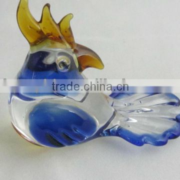 Cock Shaped Glass Craft Factory Directly Wholesale