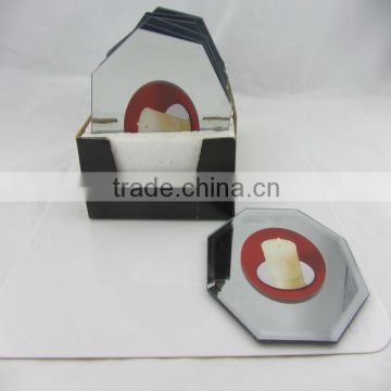 plate glass mirror price with diamond shape