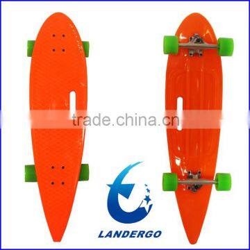 CEEN13613 approved orange Long Cruiser Skateboard,