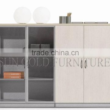 Modern Office Simple Glass Door Small Wall Cabinets(SZ-FC071)