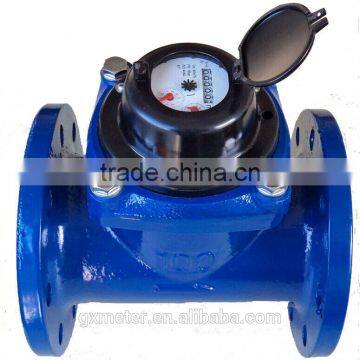 DN 50-300mm large caliber water meter woltman dry dial type water meter