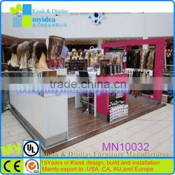 2015 new arrival hair salon kiosk furniture/hairdressing salon station/hair shop furniture