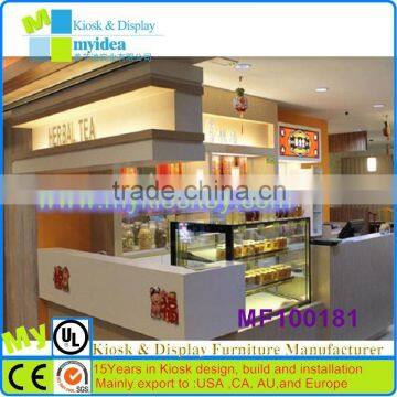 Customized high quality commercial food coffee kiosk