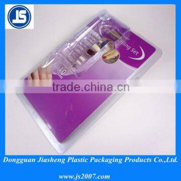 electric manicure plastic blister packaging